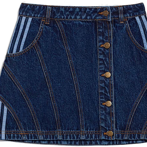 Ivy Park Adidas Denim Skirt - Picture 3 of 3